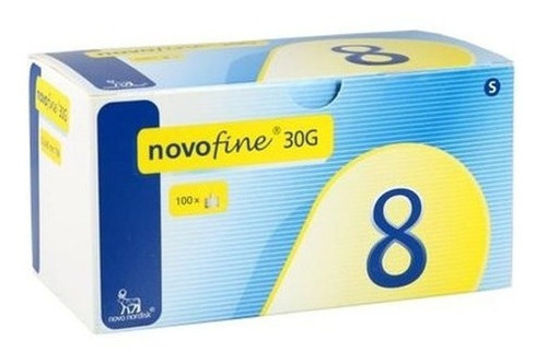 Novofine Agujas 30g X 8 Mm Para Pen Caja 100 Unidades