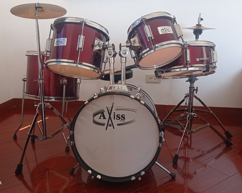 Batería Acústica Junior Axiss De 5 Piezas Incluye Baquetas