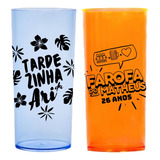 140 Copos Longdrink 320ml  Personalizados  