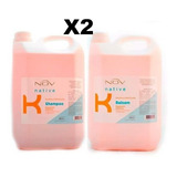 2 Kit Shampoo + Balsam Keratina X 3900ml C/u Nov 