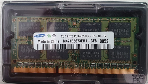 Memória Samsung 4gb 2x2gb Ddr3 1066 Pc3 8500s Pronta Entrega