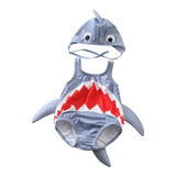 Baby Boys Girls D Cartoon Shark Rash Guard Traje De Baã...