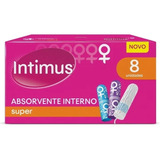 Absorvente Interno Intimus Super 8 Unidades