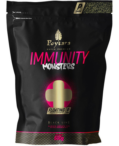 Ração Poytara Immunity Monsters P Floating 600g