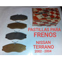 Pastillas Para Frenos Nissan Terrano 2002/2004 Nissan Terrano
