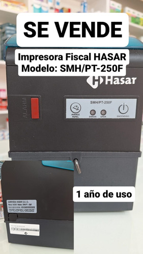 Impresora Fiscal Hasar Smh/pt 250 F Nueva Tecnologia
