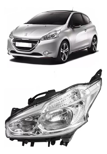 Optica Peugeot 208 2013 2014 2015 2016 Allure 1.6 Sin Led