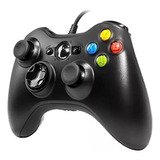 Controlador Usb Con Cable Para Ordenador Portátil Xbox 360 - Negro