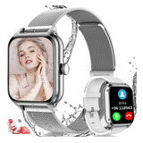Reloj Inteligente For Mujer Con Llamada Bluetooth Y Monitor