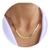 Joycuff Joyería De Oro Para Mujer, Delicado Collar De Gargan