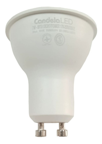 Lampara Dicroica Led Gu10 5w=35w Luz Fria/calida