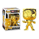 Funko Pop Marvel Gold Chrome Black Panther#383 Nuevo