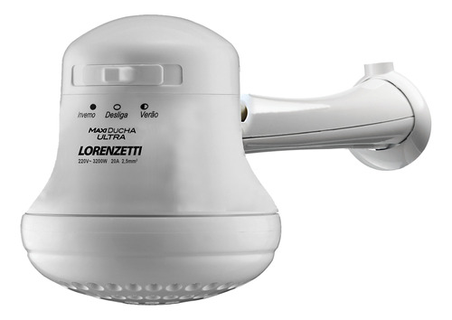 Ducha Maxi Ultra Lorenzetti  127ou220v 3200w + Cano Avulso