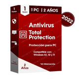 Antivirus Total Protection, 1 Pc, 2 Años