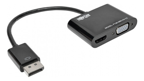 Adaptador Tripp Lite Displayport Macho A Hdmi/vga Hembra