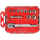 Juego De Dados Milimetrico 3/8 11pz Mm Cmmt12027 Craftsman  