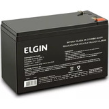 Bateria Selada Elgin 12v 7ah Nobreak Alarme Cerca Eletrica