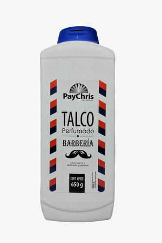 Talco Perfumado Ideal Para Peluqueria, Barberia. 650gr