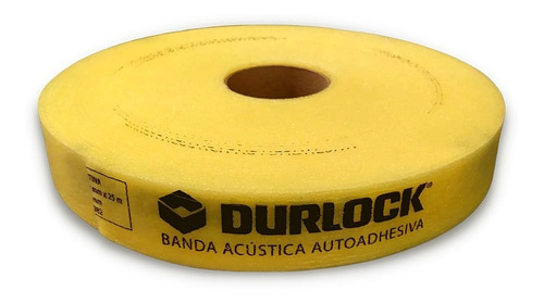 Banda Acústica Autoadhesiva Durlock Isolant 50mm X25m 3mm