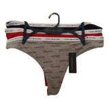 Tanga 3-pack Tommy Hilfiger, Gris