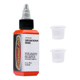 Kit Tinta Para Tatuar Eternal Ink Tattoo Tono Naranja  2 Oz