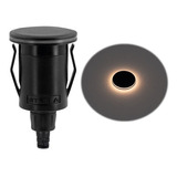 Balizador Solo Way Ring 1w Stella Stl21715 Quente Embutido Cúpula Preto Estrutura Preto