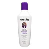 Shampoo Matizador Violeta Cabello Rubios Grises Opcion 225ml