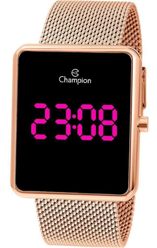 Relógio Feminino Champion Digital Ch40080h - Rosê