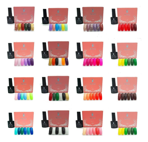 Esmalte Gel Le Mussa Gama 6 Colores Original