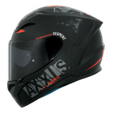 Capacete Axxis Segment Nyc B5 Preto Vermelho