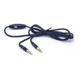 Cable Auxiliar Microfono Boton Plano Plug 3,5mm Aux