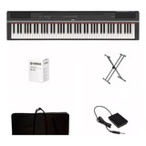 Teclado Digital Yamaha P-125 Base+estuche+pedal+adaptador