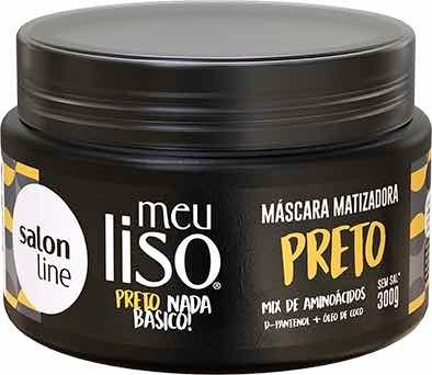 Máscara Capilar Salon Line 300g Matizadora Preto