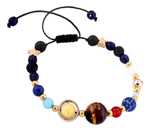 Pulsera Planetas Brazalete Ajustable Sistema Solar Universo 