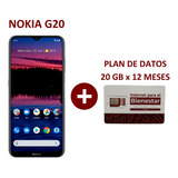 Nokia G20 + Plan 12 Meses Internet Para El Bienestar 20 Gb