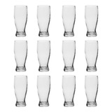 Jogo De Copos De Vidro 12 Peças Tulipa Chopp Cerveja 350ml