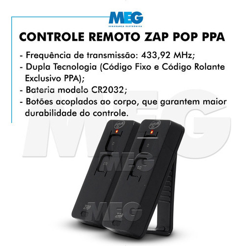 Kit Motor Ppa Bv Home Sp 1,4m 2 Control Portão 250kg Tx Car Cor Preto 220v