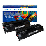 Pack 2 Toner Genérico Para 80a Laserjet M401a M425dw M401d