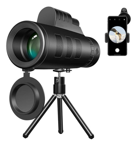 Telescopio Monocular 40x60, Alta Potencia Y Visión Nocturna