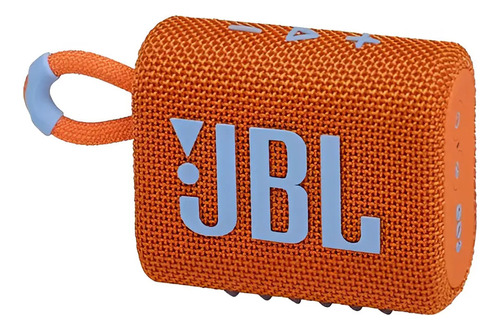 Parlante Jbl Go 3 Portátil Con Bluetooth Naranja Con Celeste