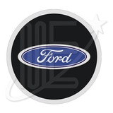 Juego (x4) Logo Centro Llanta Ford (diam. 49mm)