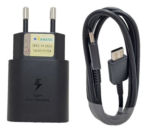 Carregador Samsung 25w Galaxy M51 A72 S21 S21 Ultra Note 20 