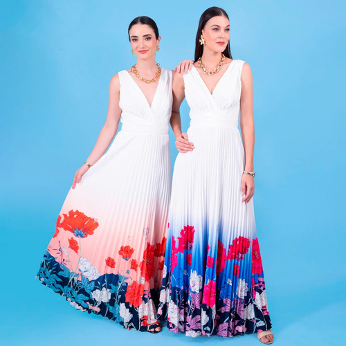 Vestido Casual Largo Aspik Alw-4662  | Envío gratis