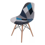 Silla Eames Patchwork Vintage Terraza 