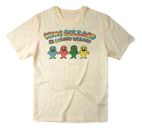 Camiseta Algodao King Gizzard & The Lizard Wizard Banda Rock