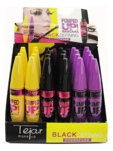 Mascara Pestañas Negra Pumped Up Tejar (caja X 24)