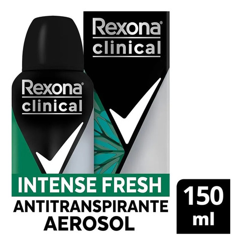 Kit 2 Desodorante Rexona Clinical Aerosol Intense Fres 150ml