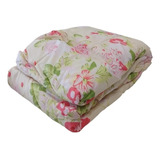 Cubrecama Estampado Floreado Casablanca 2p 1/2 