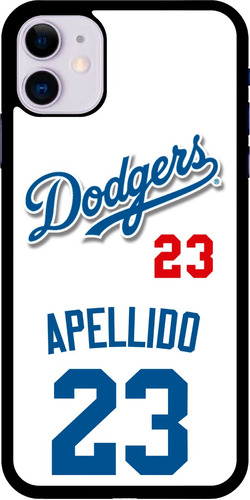 Funda Para Celular Beisbol Dodgers Los Angeles Personalizada