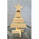 Arbolito Arbol Navidad 3 Ramas Madera  40cm Dajdac